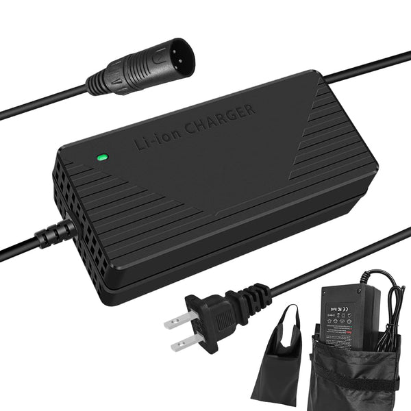 54.6V 3A/5A Fast Charger for All Batteries with a Nominal Voltage of 48V and a Fully Charged Voltage of 54.6V,Including RV,Trailer and Marine Batteries that Meet This Condition