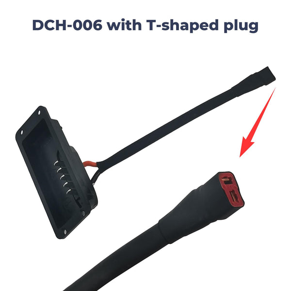 Folding Ebike 5Pin Battery Base Connector of DCH006 009 Male Side Discharge Plate for Samebike Engwe Mate Bike Battery Connection