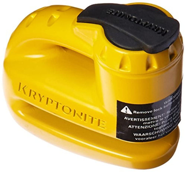 Kryptonite 000884 Keeper 5s Yellow Disc Lock | powersports-anti-theft-devices