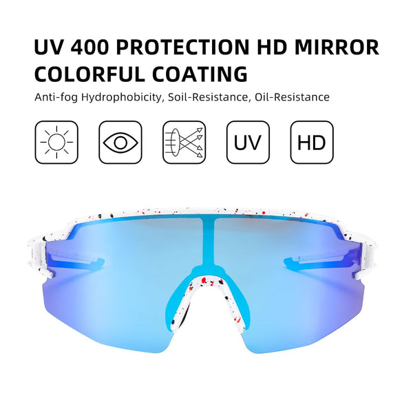 ROCKBROS Polarized Sunglasses for Men Women UV Protection Cycling Sunglasses Sport Glasses