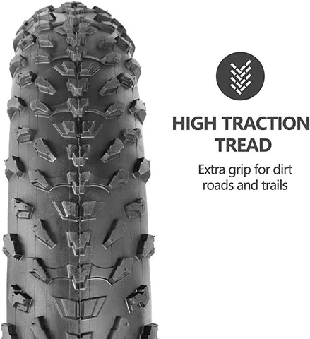 CST 20X4.0" Fat Tire Bike Tire Universal For Electric Bikes