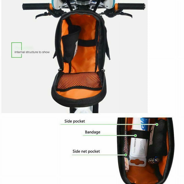 Bike Saddle Bag Bicycle Tail Bag under Seat Water Bottle Mount