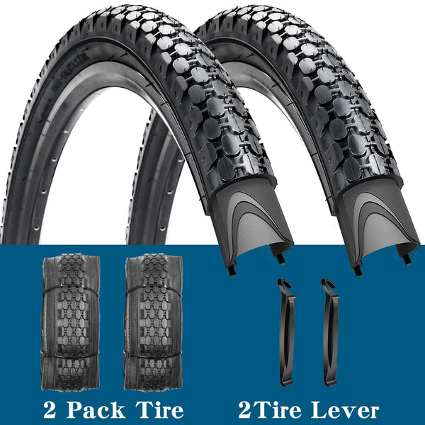 26" Bike Tire 26 x 2.125 Inch Folding Replacement Bicycle Tire for Beach Cruiser Bike