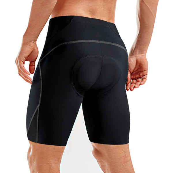 Sportneer Padded Bike Shorts for Men - 4D Padding Mens Bicycle Cycling Biking Clothing Shorts, Breathable and Absorbent