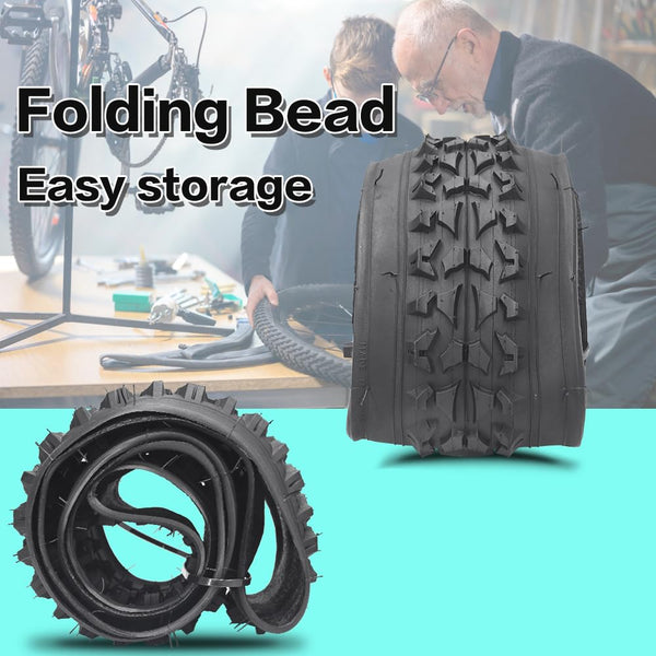 24" Bike Tires 24 X 1.95 Replacement Tires or Inner Tubes AV 32mm Schrader Valve,24 inch Bike Tires Suitable for Mountain Beach Cruiser Bike Replacement Tires & Tubes