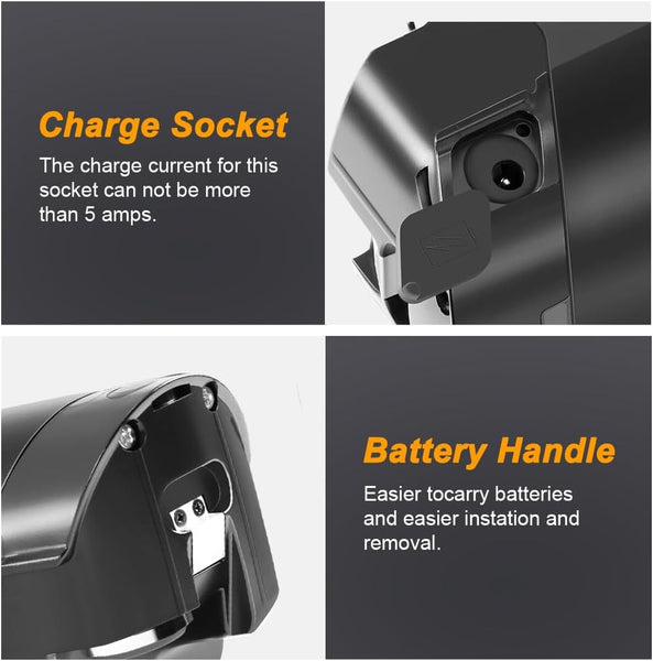 YS YOSE POWER 48V14Ah Aventon Ebike Battery for Pace 500.2 Pace 500.3 and Pace 500.3 Step-Through Battery Replacement Electric Bike Lithium Bicycle Batteries 48V