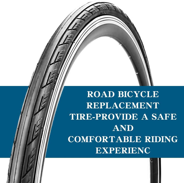2 Pack 700x25C Bike Tire 700C Foldable Repalcement Tires for Road Bicycle