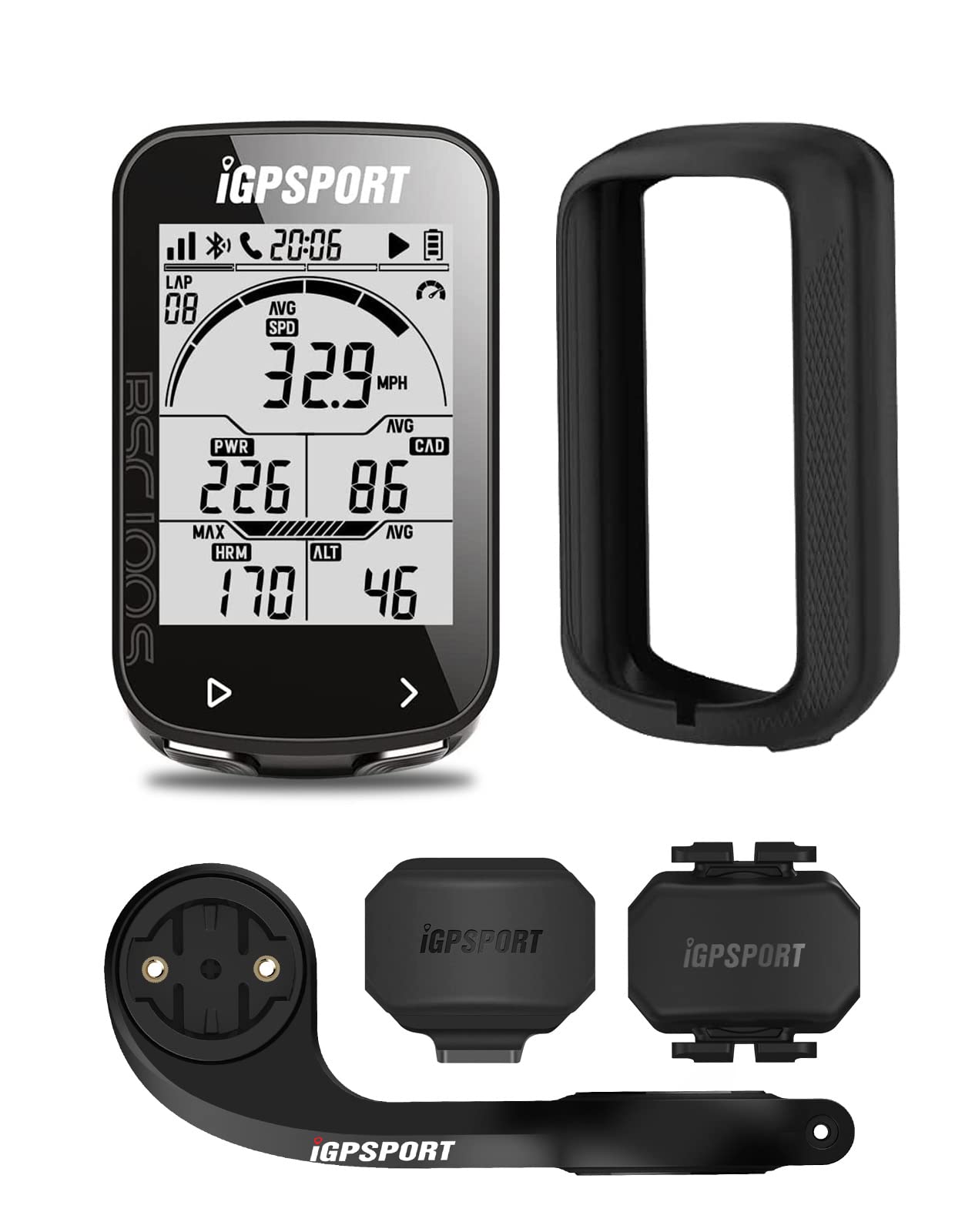 iGPSPORT BSC100S Bicycle/Bike Computer Wireless, 2.6 inch LCD Display Rechargeable Waterproof GPS Cycling Computer - TRIPPER ELECTRIC BIKES