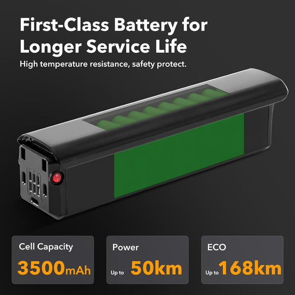 YS YOSE POWER Ebike Battery 48V14Ah Fit for Horizon and Ranger-S Spare Battery Replacement 48V Electric Bike Batteries Compatible with Heybike Bicycles