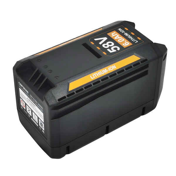 58V 6.0Ah Replacement Battery for Echo, Compatible with CBP-58V40, CBP-58V20, CBP-58V2AH, CHT-58V, CDST-58V, CPLB-58VBT, CST-58V Cordless Tools, Chainsaw, Blower & More (58v6.0Ah)