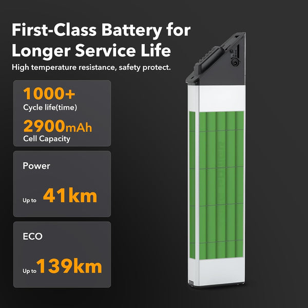 YS YOSE POWER 48V 11.6Ah Ebike Battery Compatible with Lectric XP3 Step-Thru Electric Bicycles Fit for Lectric XP Step-Thru 1.0 2.0 48V Battery Replacement