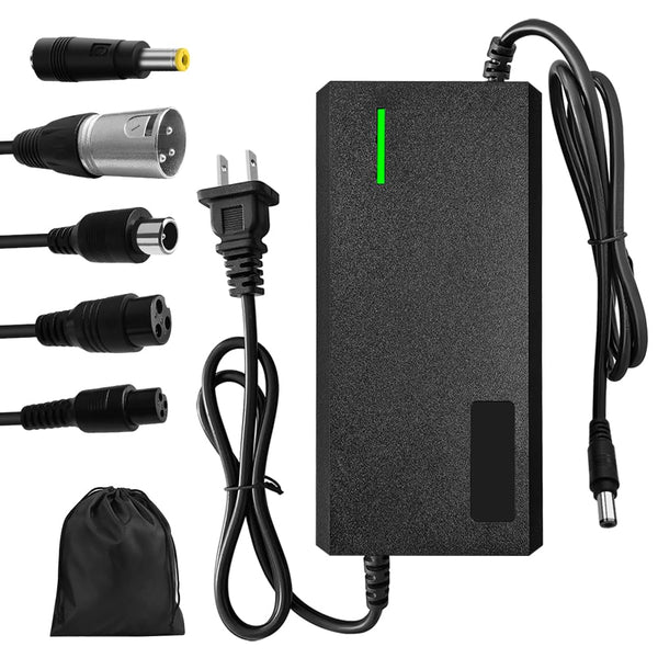 58.8V 3A/5A Charger with 6 Plug Suitable for Various Lithium Batteries, Such as Lawn Mower and Wheelchair Lithium Batteries, etc. (3A-6 Plug)