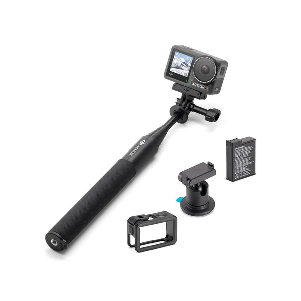 DJI Osmo Action 3 Outdoor Combo, Action Camera 4K with Chest & Backpack Strap Mount for Travel, Sports, Stabilization, Cold Resistant, Waterproof Action Camera with 2 Batteries up to 320 Mins - TRIPPER ELECTRIC BIKES