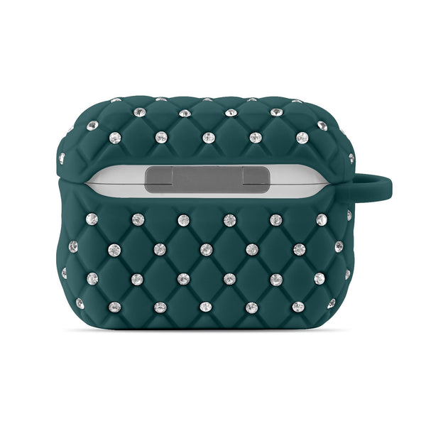 Case Compatible with AirPod Pro 2 Protective Cover with Keychain (503-Green)