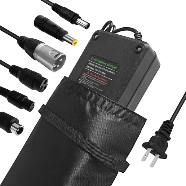 67.2V 5A Charger for Golf Cart, 6 Types of Plugs, Not for Lead-Acid Batteries