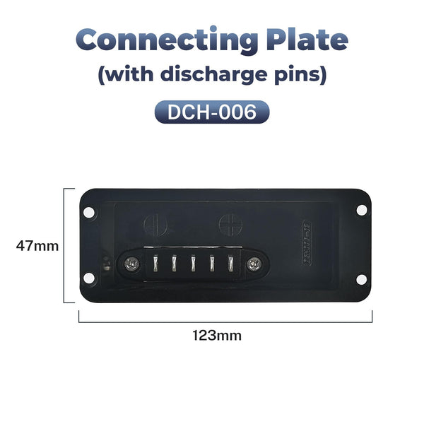 Folding Ebike 5Pin Battery Base Connector of DCH006 009 Male Side Discharge Plate for Samebike Engwe Mate Bike Battery Connection