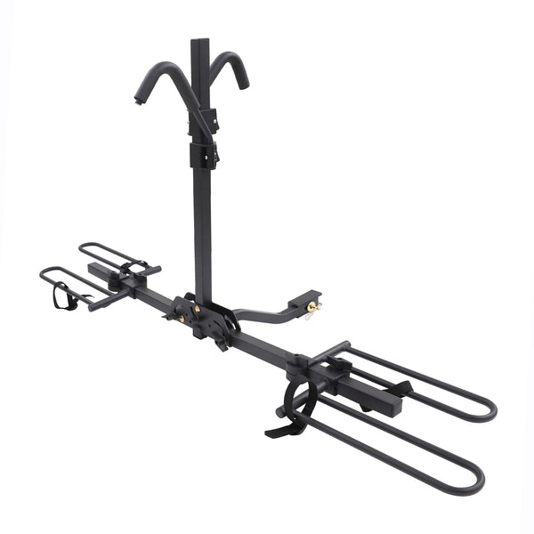 Rockland Foldable 4-Bike Rack, 160 lbs Capacity, Hitch Mount Bike Rack, Fits up to 2.5" Tire Width and 50" Wheelbase, Bike Carrier Rack for 2" Receiver for Cars SUVs Vans RVs