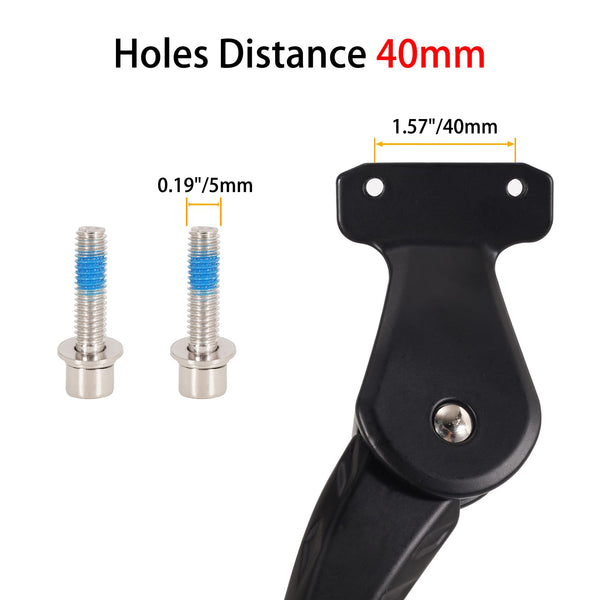 Bike Kickstand for Adult Bike, Black&Red | Adjustable Bicycle Kickstand for 24"-29" Bike, Kickstand for Kids Bike, Mountain Bike, Ebike