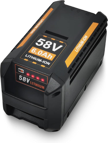 Replacement Battery 58V 6.0Ah for Echo, Compatible with CBP-58V40, CBP-58V20, CBP-58V2AH, CHT-58V, CDST-58V, CPLB-58VBT, CST-58V Cordless Tools, Chainsaw, Blower & More
