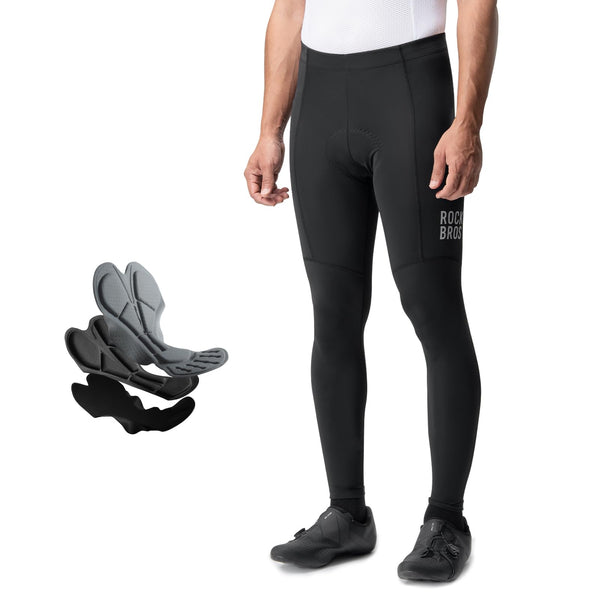 ROCKBROS Men's Cycling Pants Padded Bike Pants Road Biking Tights Breathable Bicycle Pants