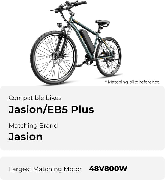 YS YOSE POWER Ebike Battery 48V 10.4Ah Fit for Jaison EB5 Plus Battery Replacement 48V Electric Bike Battery Compatible with Jasion Bicycle e Bike Batetries