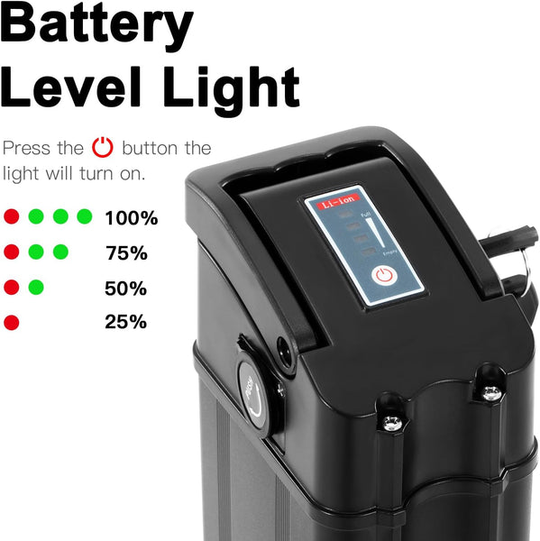 YS YOSE POWER Electric Bike Battery 36V 13Ah Compatible with Heybike Cityscape 1.0 Electric Bike 36V Battery for Cityscape Battery Replacement Hey Bike Batteries