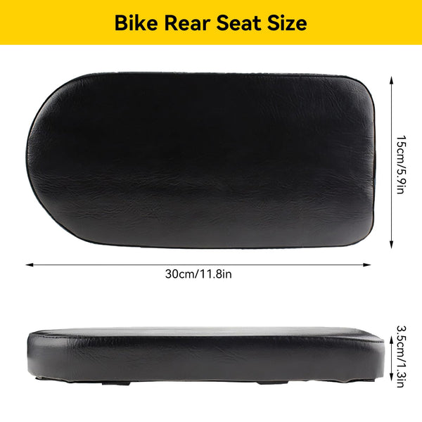 Rear Seat Cushion, Black - TRIPPER ELECTRIC BIKES