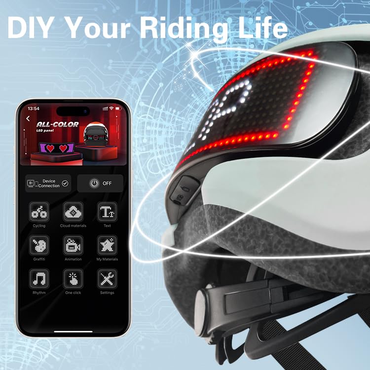 bike helmet apps Moyaca Smart Bike Helmet with Smart App Program