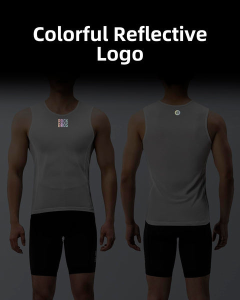 ROCKBROS Men's Sleeveless Cycling Undershirt - Quick Dry Breathable Bicycle Jerseys