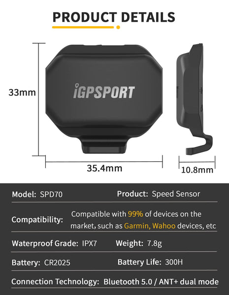 iGPSPORT BSC100S Bicycle/Bike Computer Wireless, 2.6 inch LCD Display Rechargeable Waterproof GPS Cycling Computer - TRIPPER ELECTRIC BIKES