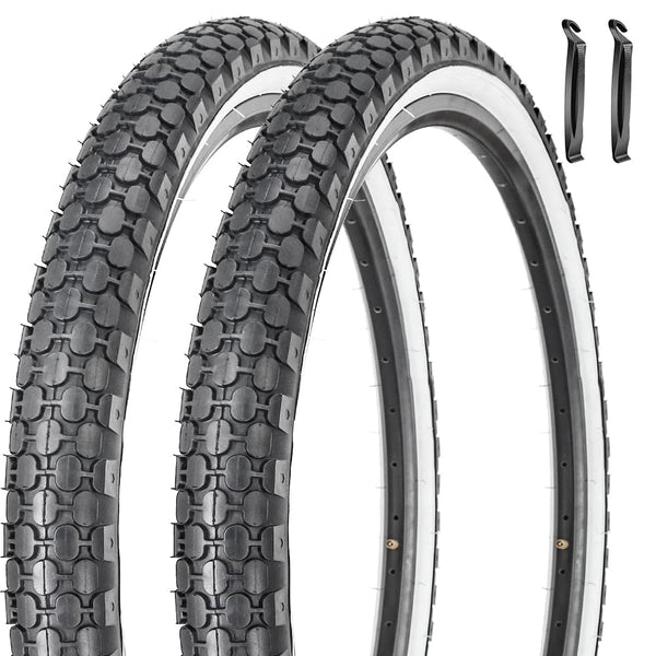 24" Bike Tire 24 x 2.125 Inch Folding Replacement Bicycle Tire for Beach Cruiser Bike