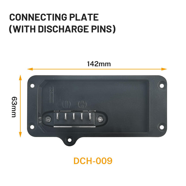 Folding Ebike 5Pin Battery Base Connector of DCH006 009 Male Side Discharge Plate for Samebike Engwe Mate Bike Battery Connection
