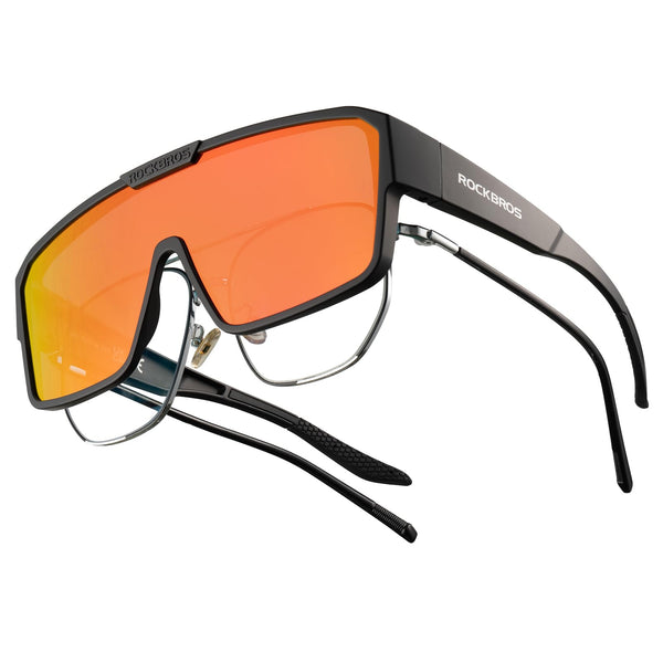ROCKBROS Sunglasses Over Glasses for Men Women Polarized Fit Over Glasses Sunglasses for Fishing Cycling Driving