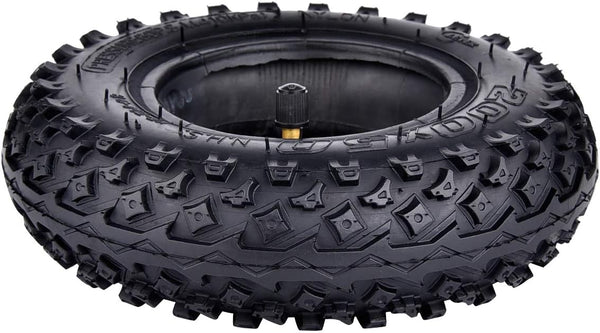 200x50 Dirt Scooter Knobby Tire and Inner Tube set 8x2 scooter tire & tube set compatible with Pro RDS RX200 E100 E150 E200 Dune Buggy go kart Pneumatic Tyre - one set