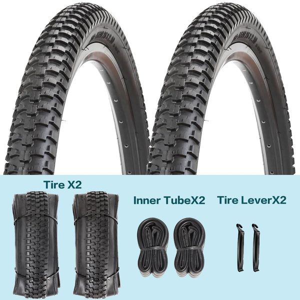 2 Pack 26/27.5 x 2.10 Bike Tires 26/27.5 inch Folding Bike Tires Fit for 26/27.5 X 1.95/2.10/2.125 Mountain Bike Beach Cruiser Bike City Urban Bicycles Bikes