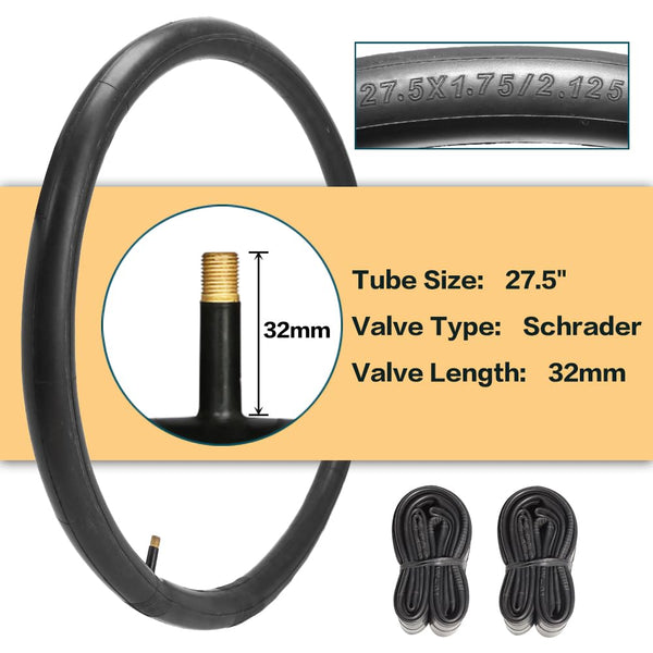 27.5 X 1.95 Inch Folding Bike Tires with 3mm Anti Puncture Proof Protection for Mountain Bicycles