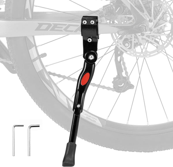 ROCKBROS Bike Kickstand Adjustable Bike Rear Mount Kickstand Bike Side Aluminium Alloy Adults Kick Stand for 22’’-28’’ Inch Mountain Road Bikes