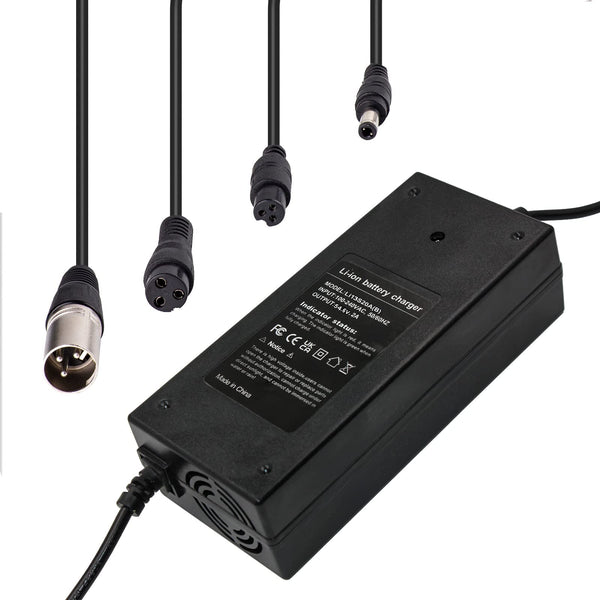25.2V 29.4V 42V 54.6V Electric Bicycle Scooter e-Bike Battery Charger Li-ion Battery 24V 36V 48V 6S 7S 10S 13S - TRIPPER ELECTRIC BIKES