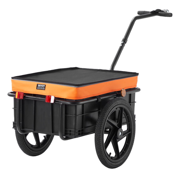 VEVOR E-Bike Cargo Trailers Heavy-Duty Bicycle Wagon Cart, Foldable - TRIPPER ELECTRIC BIKES