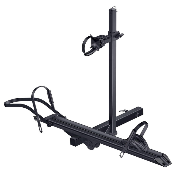 YOUNG ELECTRIC 200LBS EZ-FOLD Aluminum 2-Ebike Carrier with Ramp for Bikes and Electric Bike, Car SUV Truck Van RV and Trailer
