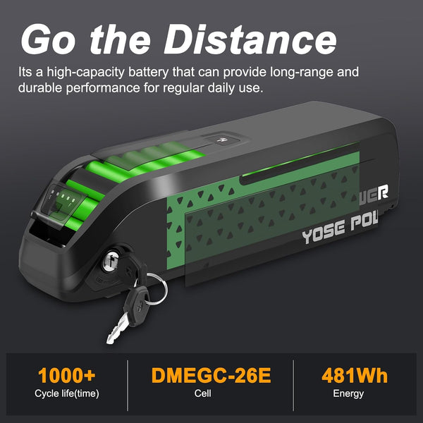 YS YOSE POWER Ebike Battery 36V 13Ah Compatible with Jasion EB5 Electric Bicycle 36V Electric Bike Batteries for EB5 E Bike Battery Replacement