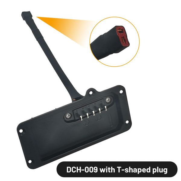 Folding Ebike 5Pin Battery Base Connector of DCH006 009 Male Side Discharge Plate for Samebike Engwe Mate Bike Battery Connection