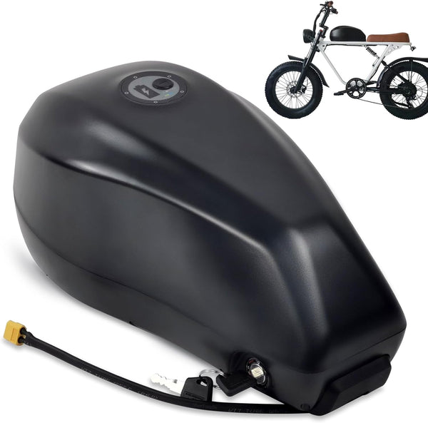 Ebike Battery Fuel Tank 72V 20Ah Electric Bicycle Batteries Pack for 500W 1000W 1500W 2000W Motorcycle Mountain E-Bike Super Powerful 21700 Lithium Cells E Bike Battery with Charger XT90 Base