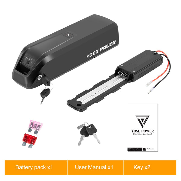 YS YOSE POWER Ebike Battery 36V 48V 13Ah Compatible with Heybike Electric Bicycle Electric Bike Battery for Race,Race Plus, Race max, Mars 2.0 E Bike Battery Replacement Batteries