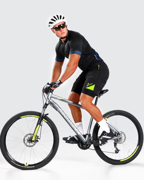 Sportneer Bike Shorts for Men - 3D Padded Lightweight MTB Fit Riding Biking Bicycle Biker Shorts with Zipper Pockets