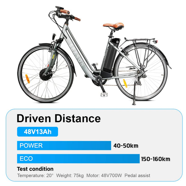 YS YOSE POWER 48V 15AH Lithium Ebike Battery Seat Tube 250W 350W 500W 750W 1000W Bicycle Electric Bike Battery with Charger 2Pins Discharge Port 30A BMS Silverfish E Bike Batteries