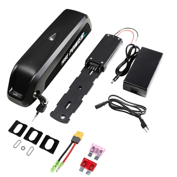 YS YOSE POWER Electric Bike Battery 36V 48V 52V 13Ah 15Ah 17Ah 20Ah Lithium Electric Bicycle Battery for 250W 350W 500W 750W 1000W 1200W 1500W Ebike Motor