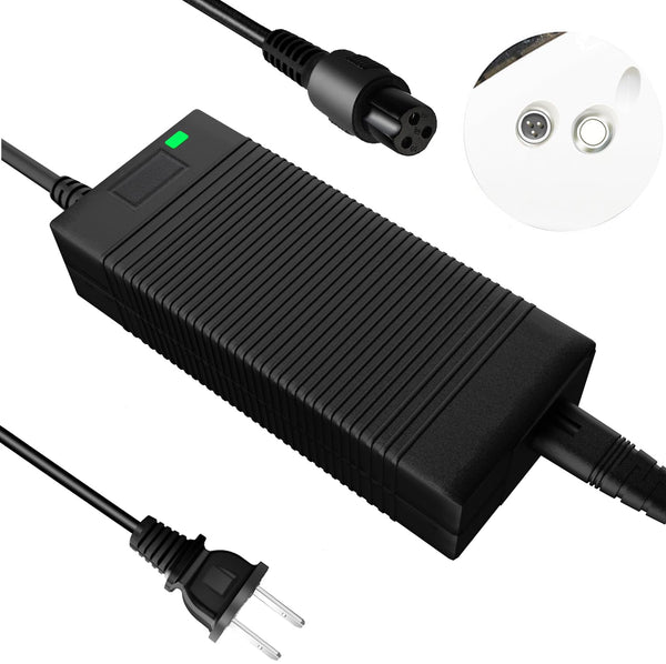 EVAPLUS UL Certified 42V 2A Power Adapter,Electric Scooter Charger Compatible with Ninebot Segway Scooter ES2/ ES4/ E22/ F20A/ F25/ F30/ F40/D18/D28/D40 KickScooters(1-Prong Connector-0.31inch)