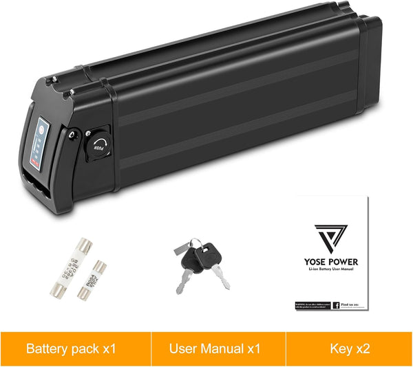 YS YOSE POWER Electric Bike Battery 36V 13Ah Compatible with Heybike Cityscape 1.0 Electric Bike 36V Battery for Cityscape Battery Replacement Hey Bike Batteries