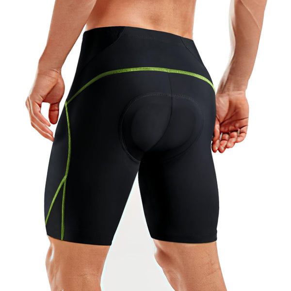 Sportneer Padded Bike Shorts for Men - 4D Padding Mens Bicycle Cycling Biking Clothing Shorts, Breathable and Absorbent